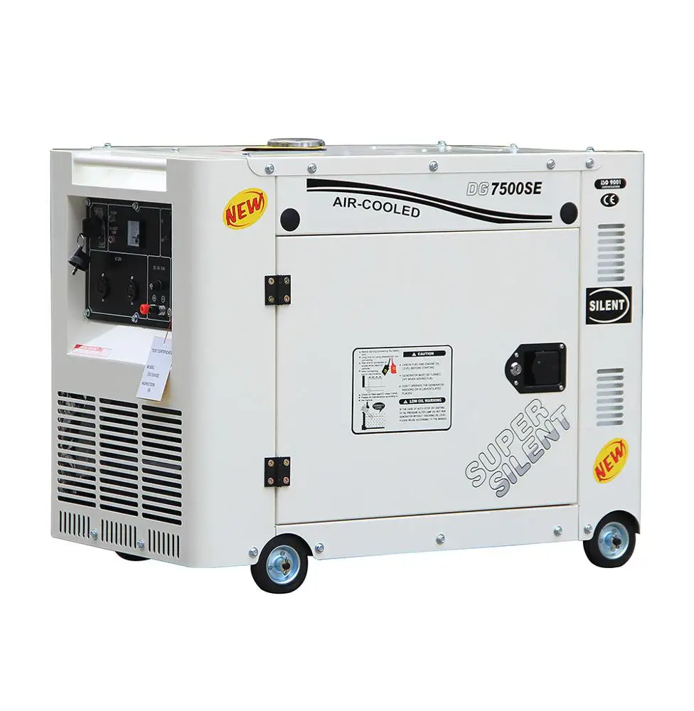 

6KVA Silent die·sel Generator Power 188 die·sel Engine Made In China