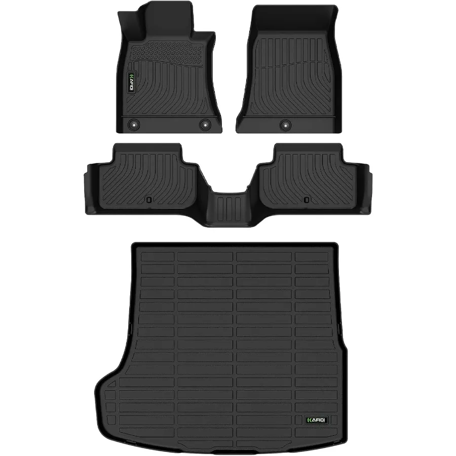

AllWeather Protection Floor Mats Cargo Liner Set Designed for 20192024 2025 Genesis G70 RWD with AntiSlip TPE Material Custom F