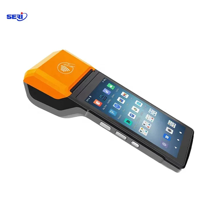 Handheld Terminals Touch Screen Android Pos Machine with Thermal Printer
