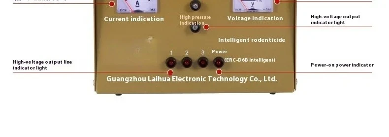 ERC-D6 Elektronische Mausefalle Elektrische Mäusefalle Automatische Hochspannungs-Mausefalle 2500V 180-240V – Detail 22