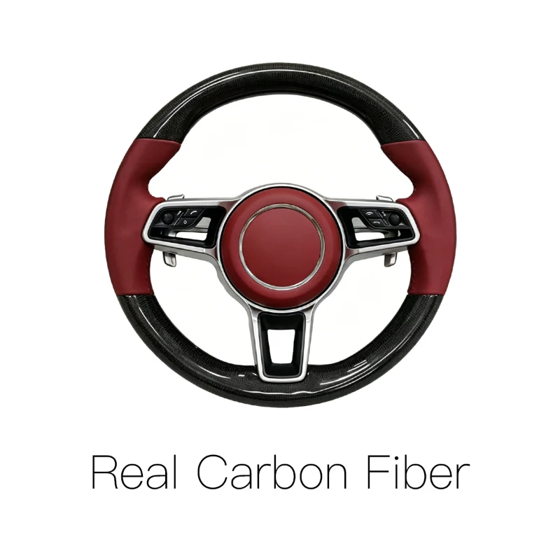

Suitable for 2008-2018 Porsche Cayenne Sport Carbon Fiber Steering Wheel