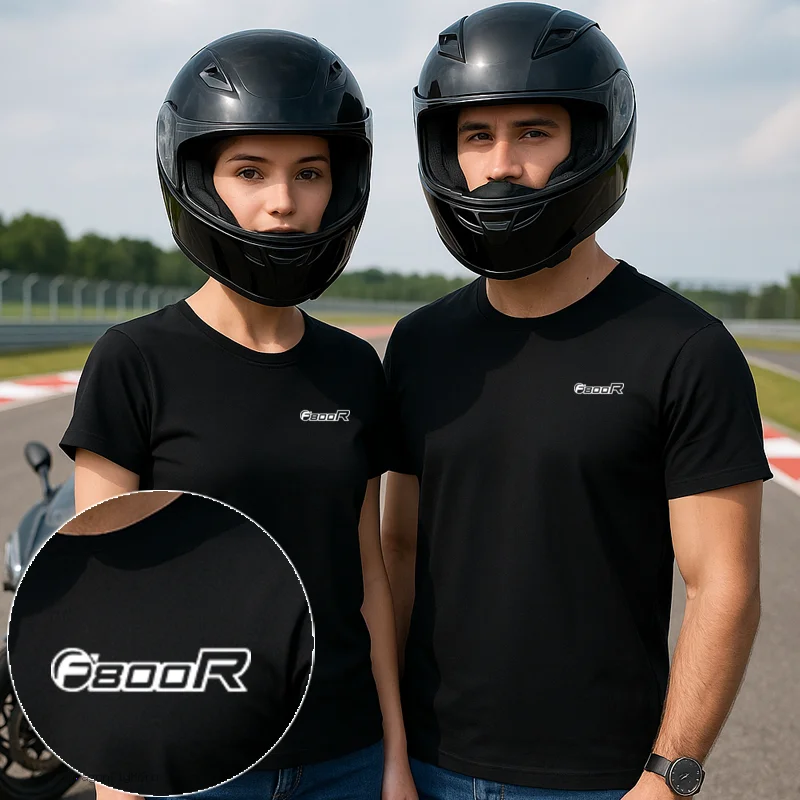

F800R Logo Motorcycles T Shirts Fashion Men Summer Short Sleeve Cotton Bultaco Man Tshirt For BMW F800R F 800R 800 R 2009-2016