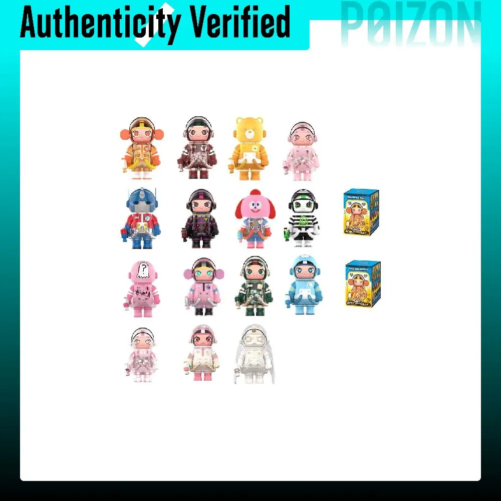 POP MART Mega Space Molly 100% Anniversary 4 Collection Ornament Creative Mystery Boxes POP MART-2507-0004