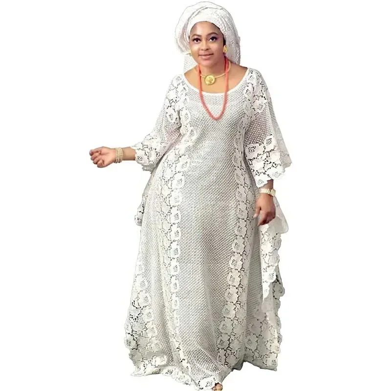 white lace african dress White lace iro and buba , African lace wrapper and blouse, women fashion lace dresses, lace kaftan outfit, White party lace , engagement