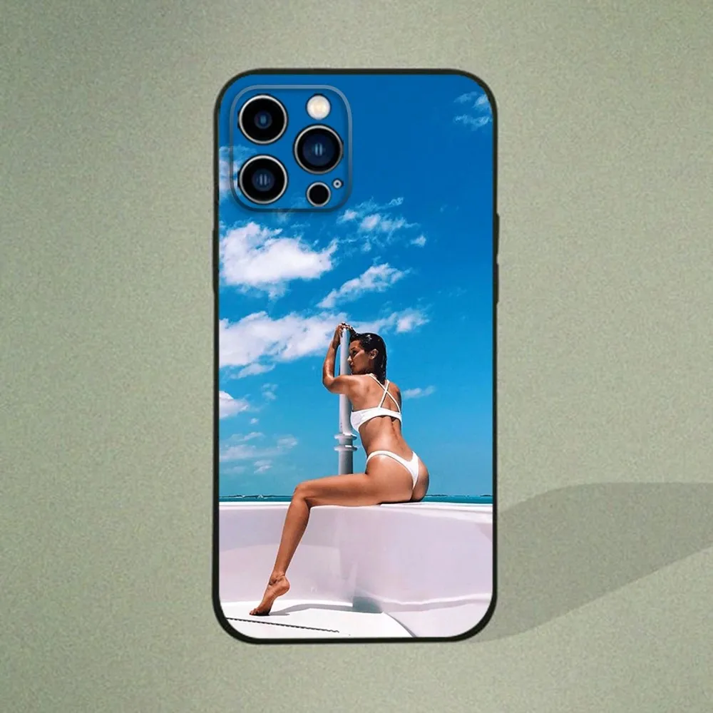 Hot Bella Hadid   Phone Case  for IPhone 15,14,13,12,11 Pro Max Mini 8,7 Plus SE2 X XR XS MAX Silcone Soft Covers