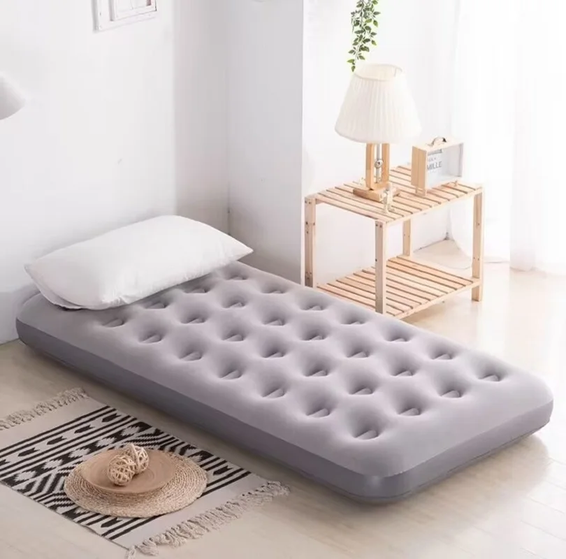 中国工場価格 インフレータブルベッド キャンプ用インフレータブルベッド 大人用旅行 フロッキング加工 キャンプ 室内用 インフレータブルエアベッドマットレス