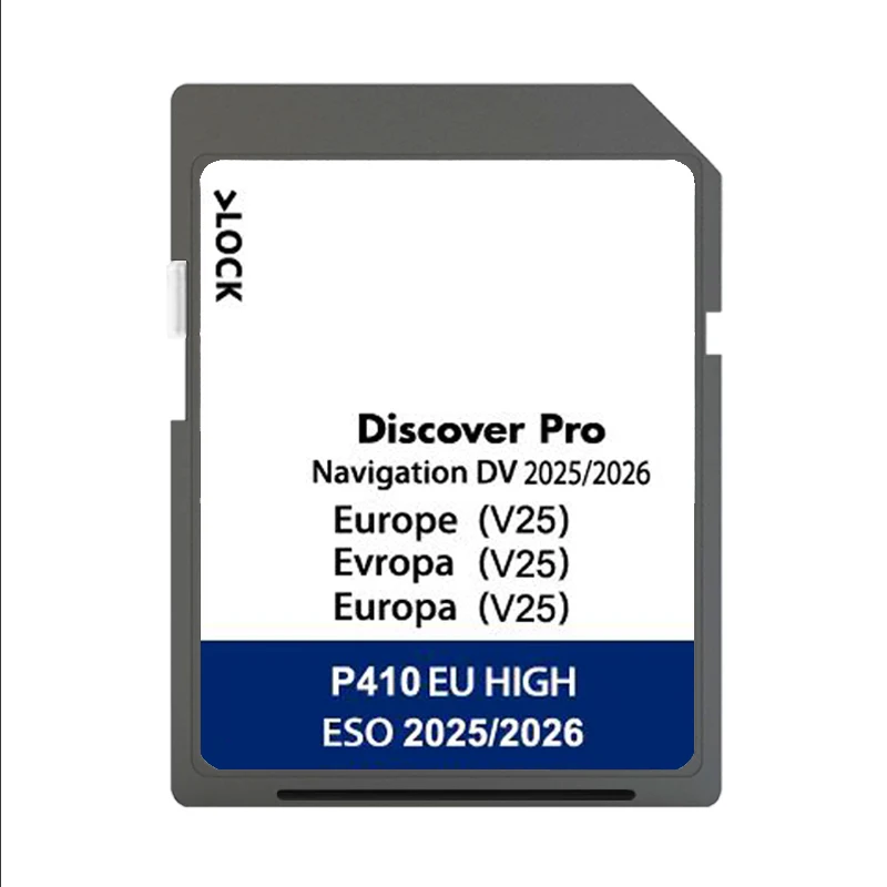 DV V25 Discover Pro Media 64GB لشركة فولكس فاجن كاليفورنيا كارافيل باسات سيارة الملاحة بطاقة SD بطاقة GPS Sat Nav خريطة أوروبا
