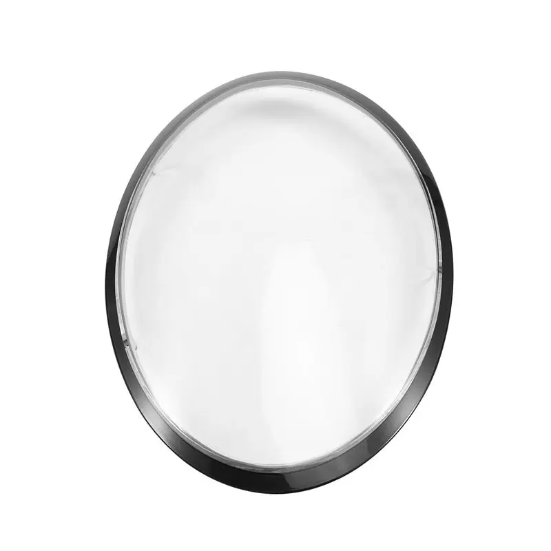 

ABHY-Black Edge Headlamp Cover Transparent Shade Lamp Headlight Glass Shell Lens For 911 991 Targa/Carrera 12-18