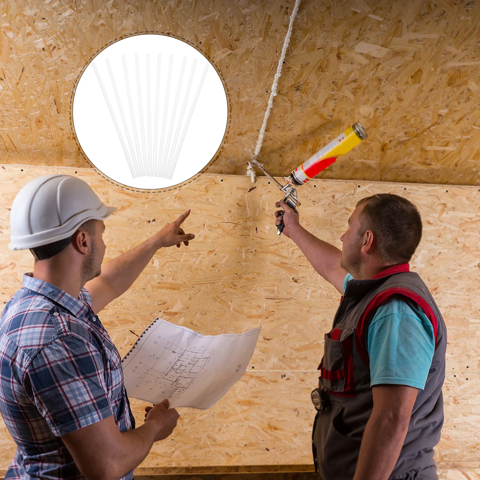 

10 шт., гибкие трубки с герметиками из пенопласта, замена Pe для Diy, спрей, герметизация, наполнение, уплотнение, шланги для затирки, аппликатор, инструмент, многоразовый