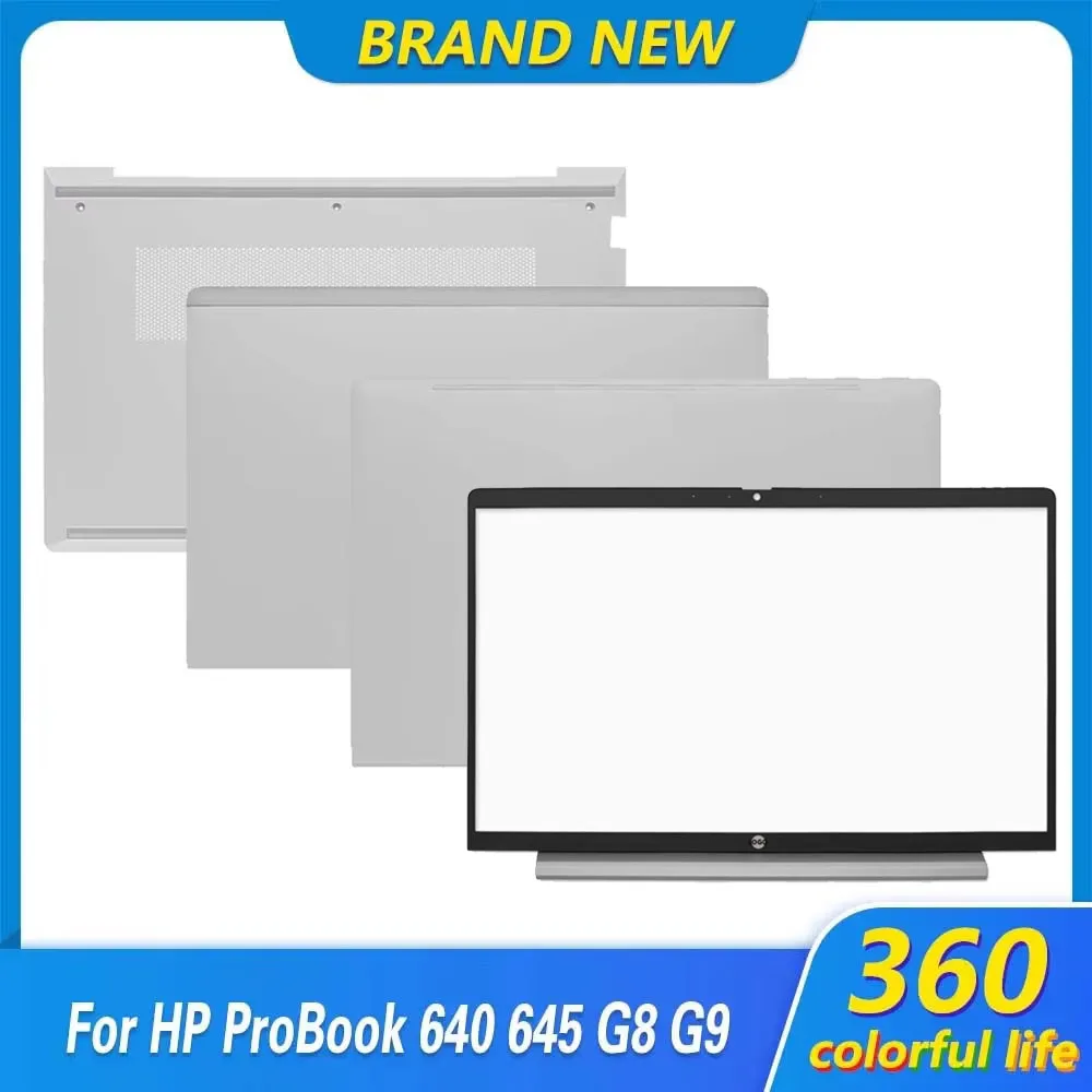 

Новый чехол для ноутбука HP ProBook 640 645 G8 G9, задняя крышка ЖК-дисплея, передняя рамка, лицевая панель, нижняя нижняя часть корпуса, задняя крышка, верхняя крышка, серебристый