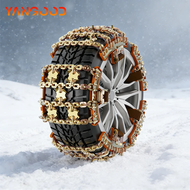 Car Winter Tire Wheels Snow Chains Snow Tire Anti-skid Chains Wheel Winter Outdoor Tyre Cable Belt Emergency Tools Safety Protec