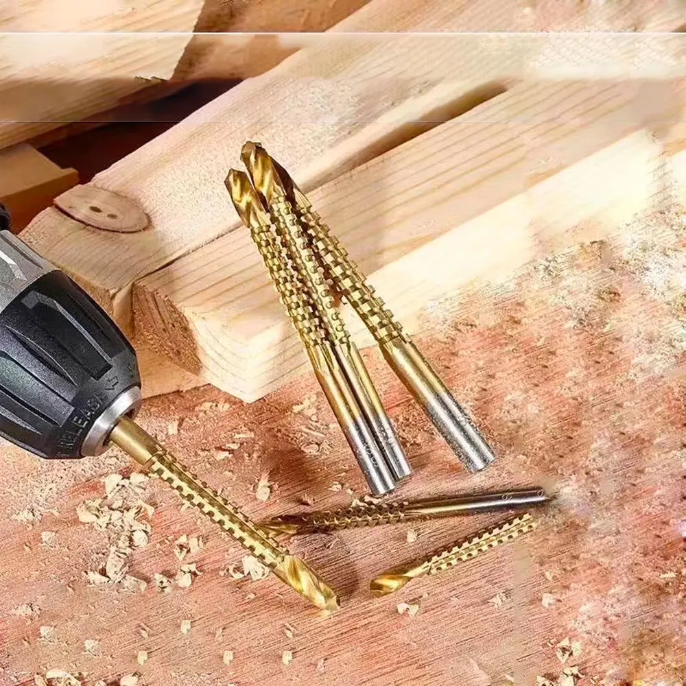 Prodrill 6Pcs HSS Min Titanium Coated Drill Bit Set For Metal and Wood