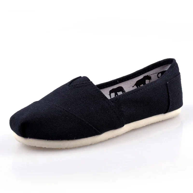 2024 Zomer Blauwe Loafers Heren Klassieke Canvas Flats Schoenen Vrouwen Comfortabel Ademend Heren Casual Schoenen Slip-On Espadrilles