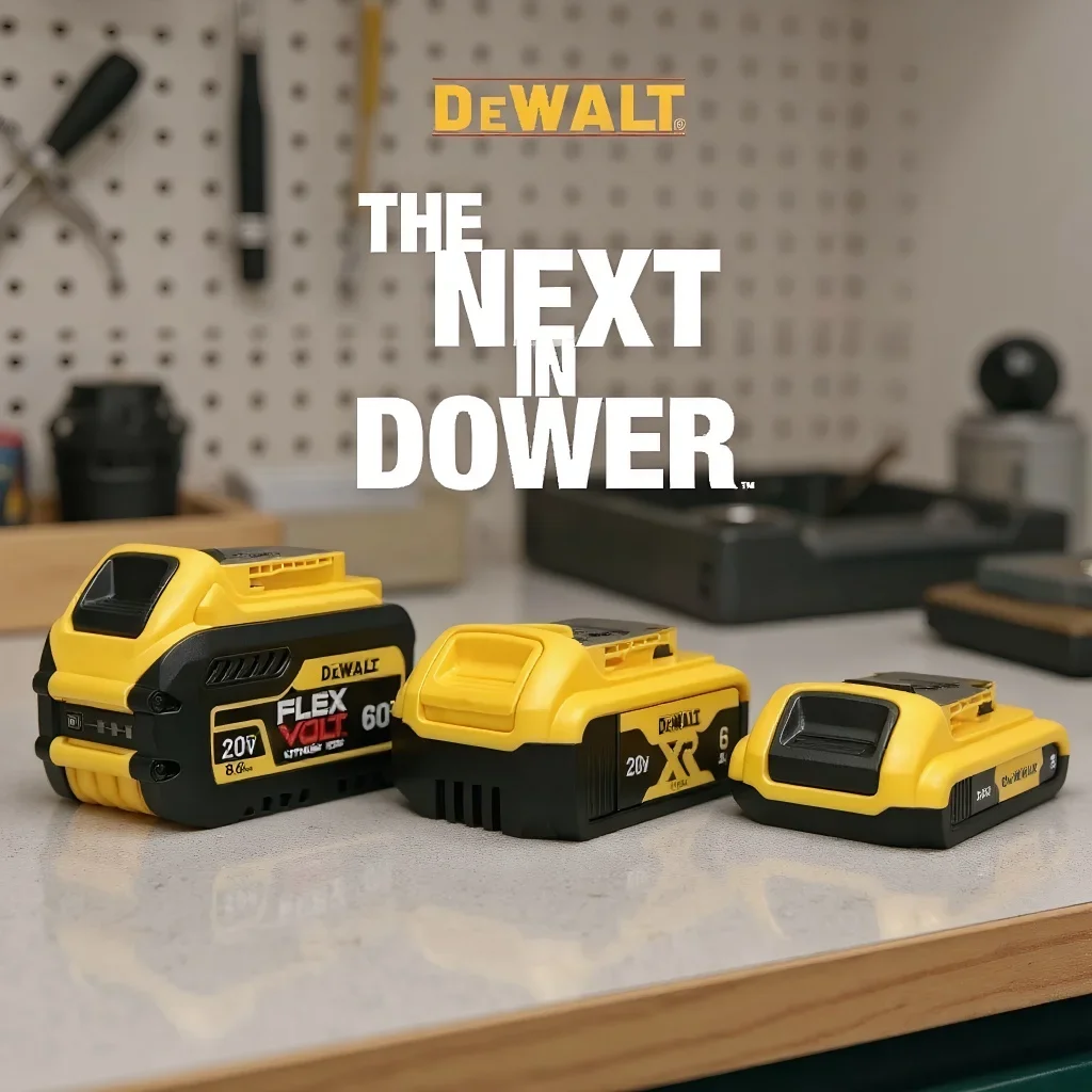 Original  Flexvolt DEWALT 18v/20V battery DCB606 DCB182 DCB205 DCB206 DCB209 power tool 60V battery 