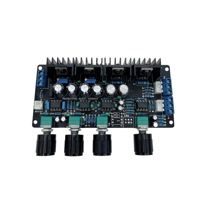 ترقية ne5532 الفئة أ لوحة نغمة تنظيمية عالية والمتوسطة تعديل باس HIFI عشاق الصوت مكبر كهربائي اللوحة الأمامية #5