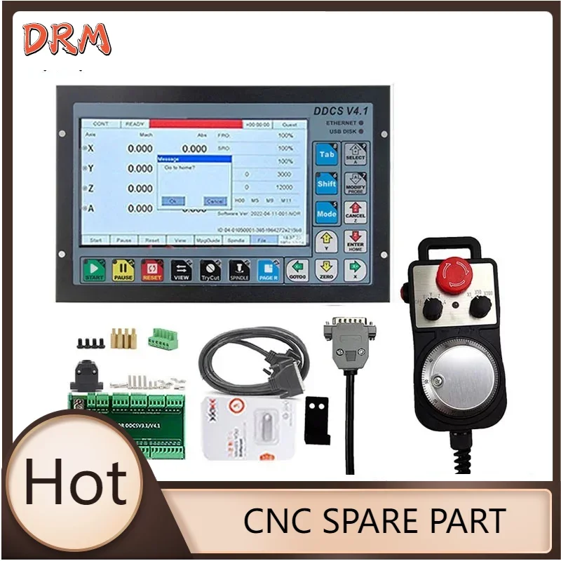 

CNC latest DDCSV3.1 upgrade DDCS V4.1 3/4 axis independent offline machine tool engraving and milling CNC motion controlle