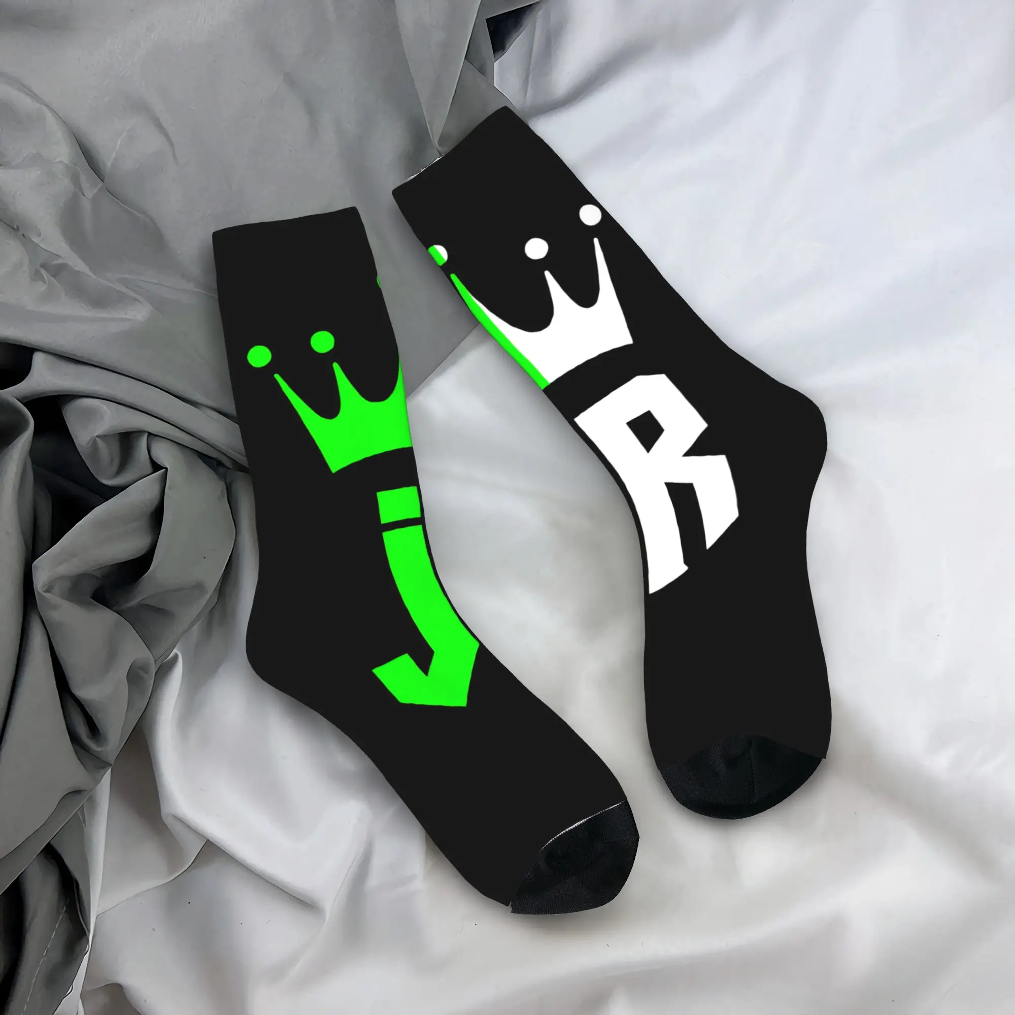 Rapper J-Jc Reyes Socks  Funny Stockings Spring Non-Slip Men Socks Comfortable Custom Skateboard Socks