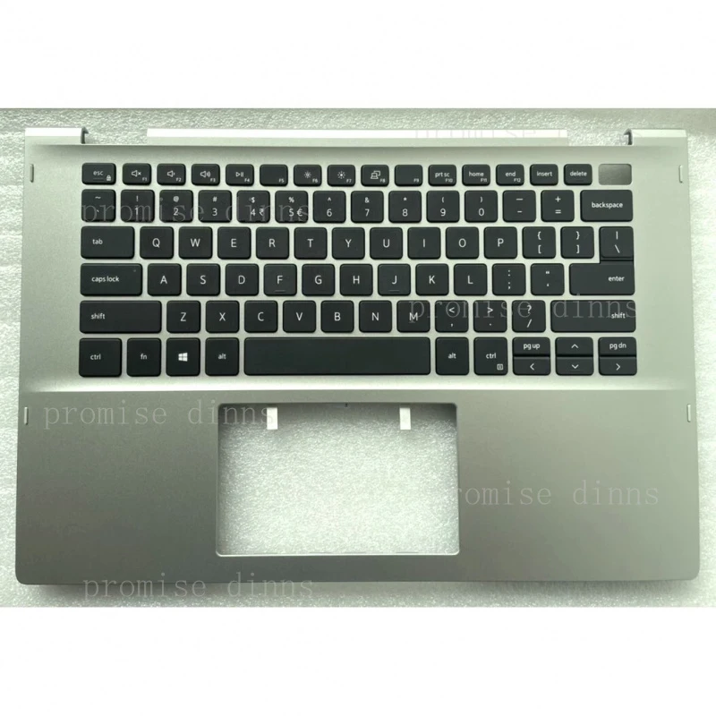 M  New Palmrest Upper Case w/US Intl NBL KB For Dell Inspiron 14 5400 5406 2-in-1 0NWXT3