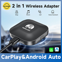 Mini Wireless Carplay Adapter Android Auto Wired To Wireless 2 in 1 Smart AI Box Car OEM for Benz Audi Mazda Kia Toyota VW