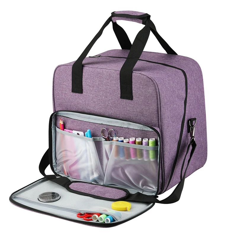 Large Sewing Machine Bag Storage Bag Tote Multi-Functional Portable Organizer Bag For Sewing Accessories