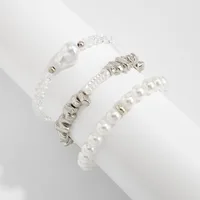 Fashion Bracelets For Women New Vintage Irregular CCB Beads Imitation Pearl Chain Jewelry Valentine's Gift B074 6