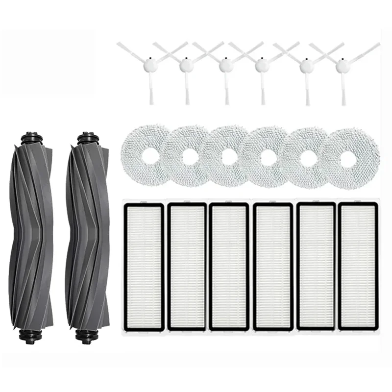 Para dreame bot l20 ultra/l20 ultra x20 pro peças de reposição peças reposição principal escova lateral filtro hepa mop saco pó