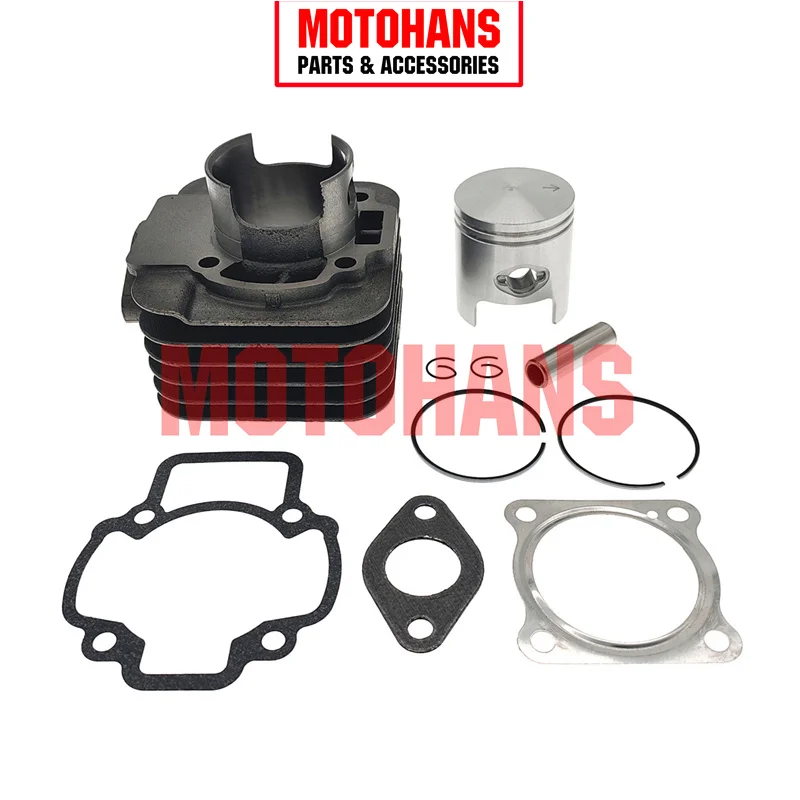 Muslimate KIT cilindro foro 47MM per 2T 50CC VESPA LX 05-16 TOURING 10-13 LXV NAVY PRIMAVERA 13-16 S 2T COLLEGE SPRINT 2T 2V