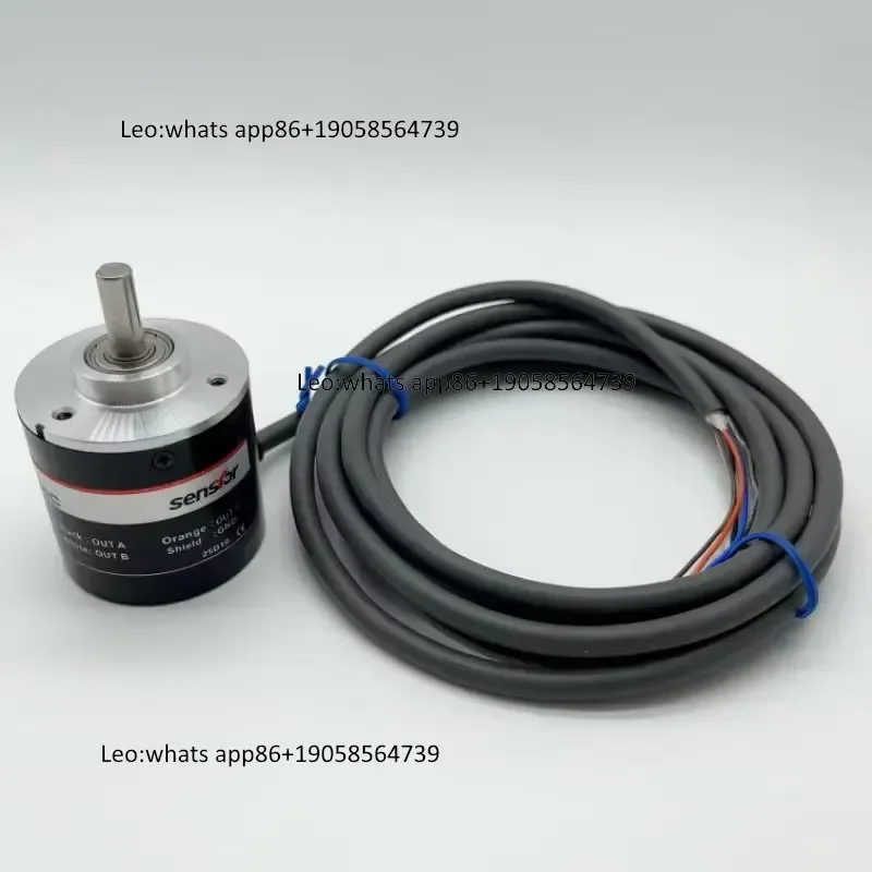 Encoder Rotativo Incremental Série GOS40A, Diâmetro Externo de 40mm, Eixo Sólido de 6mm, DC10.8-26.4V, Resolução Média 800-2048PPR