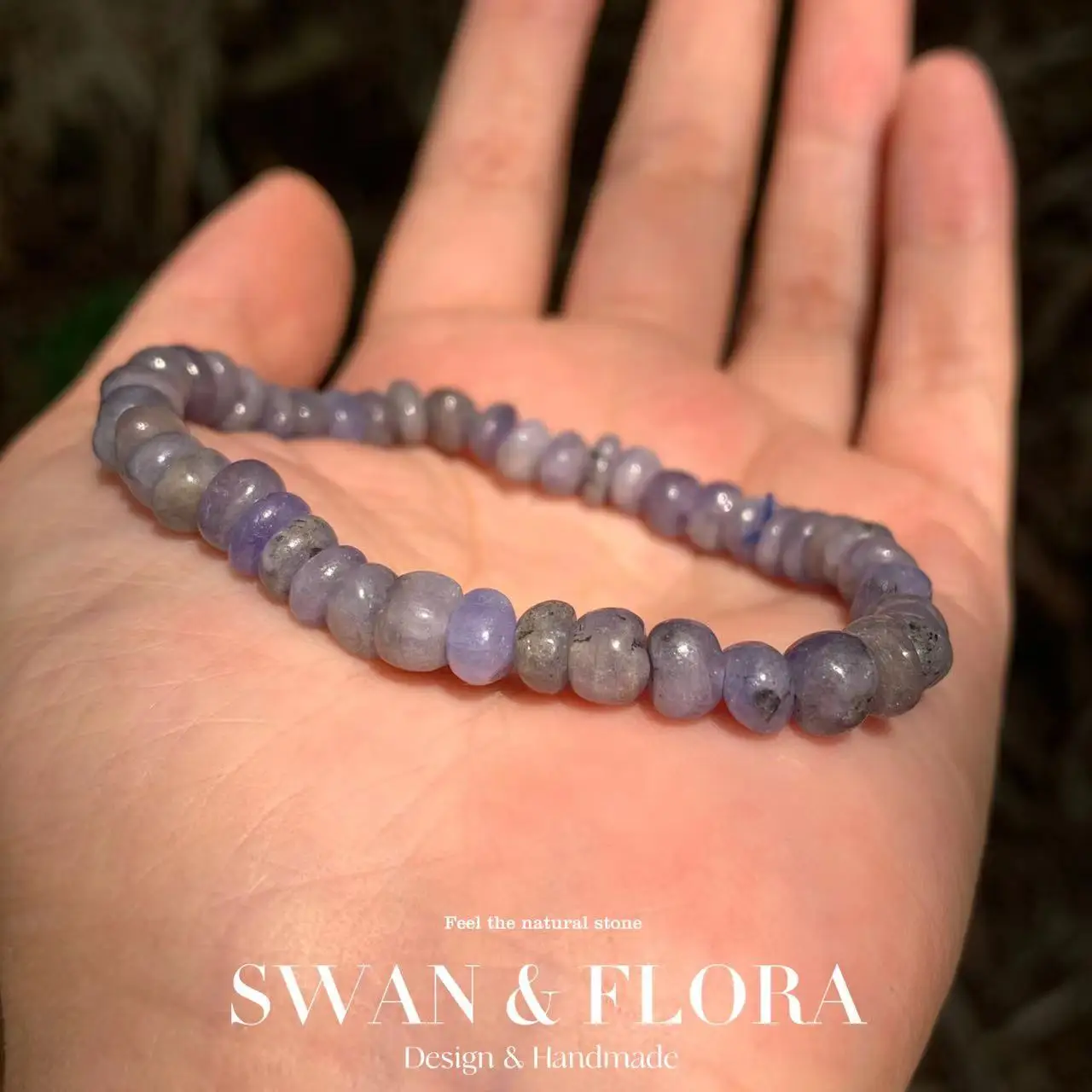 Natural Tanzanite Bracelet grape bead Jewelry Wholesale Design Handmade GEM Beads Healing Women Jewelry Gifts