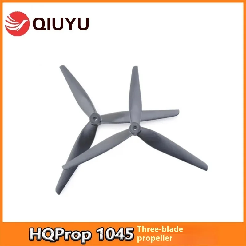 Hqprop 1045 Three Bladed Paddle Mixed Carbon Nylon 10 Inch Three Bladed Paddle 10x4.5x3 X8 Crossover Machine Paddle