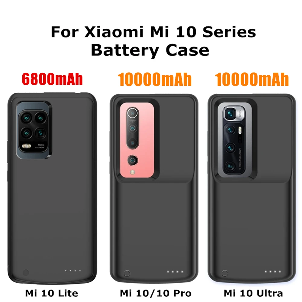 Powerbank Cover For Xiaomi Mi 10 Ultra 10Pro External Battery Cases Portable Charger Power Bank Cover For XIAOMI 10 Lite
