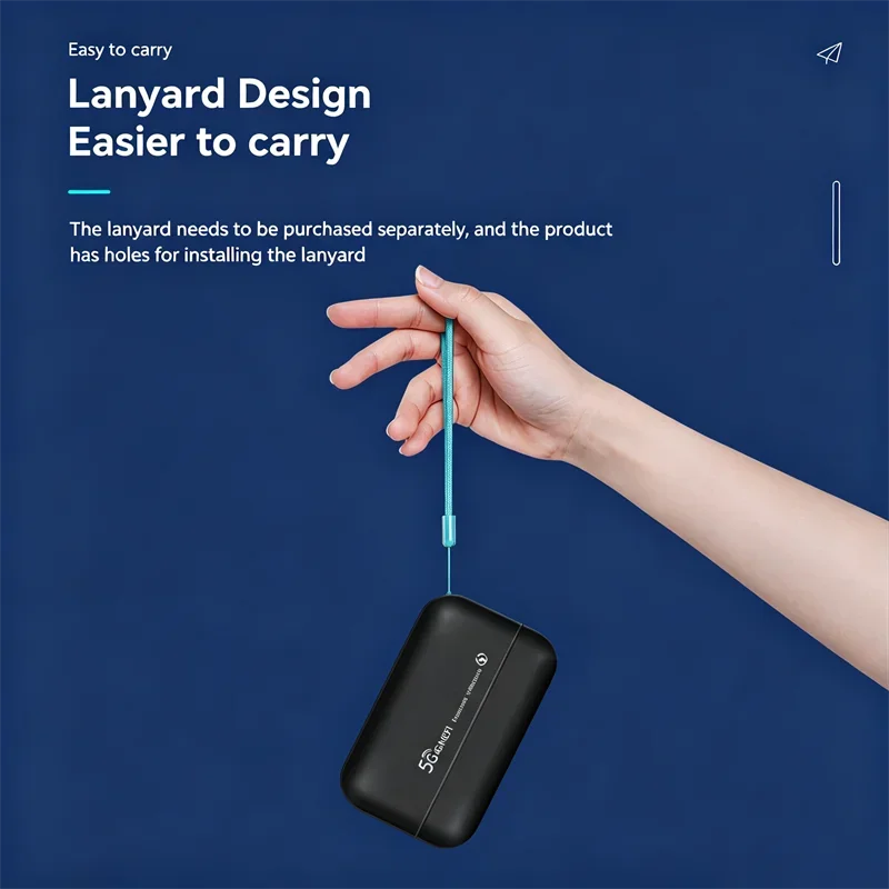 TIANJIE 4G Lte Sim Card Router Unlocked Pocket Wifi Modem Wifi 6 10000mAh 32 User Wireless Network Adapter Portable Hotspot