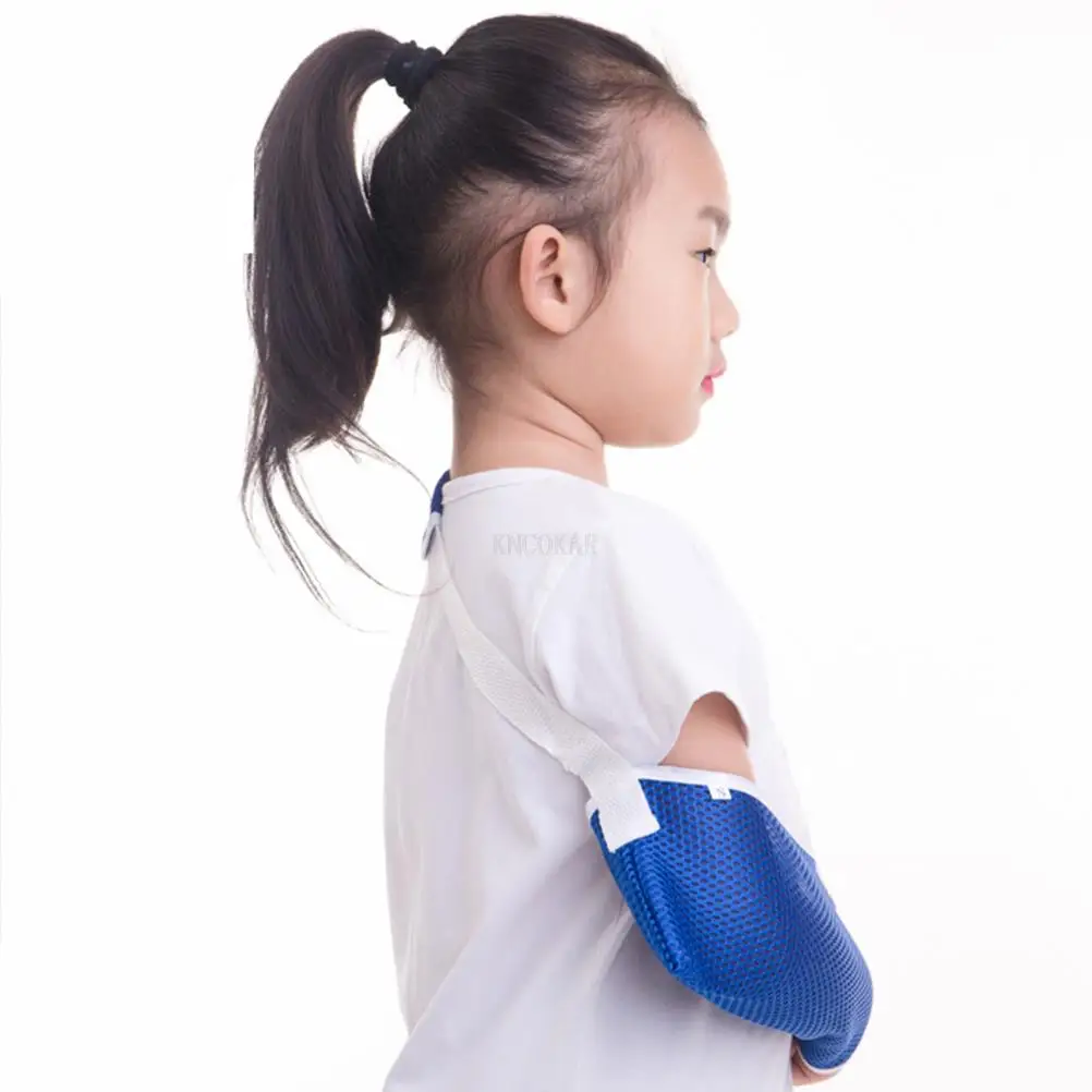 Kids Arm Sling Medical Shoulder Immobilizer Rotator Cuff Wrist Elbow Forearm Support Brace Strap for Broken Fractured Arm