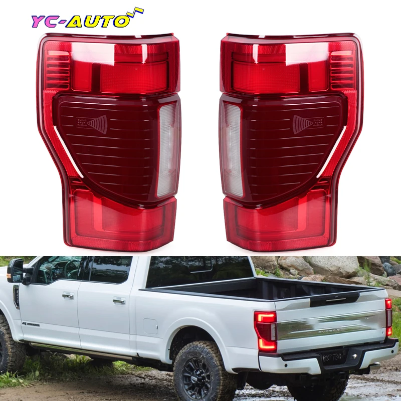 For Ford F250 F350 Super Duty 2020 2021 2022 LED Tail Light Brake Light Car Accessorie W/Blind Spot (Without Module) LC3Z13405E