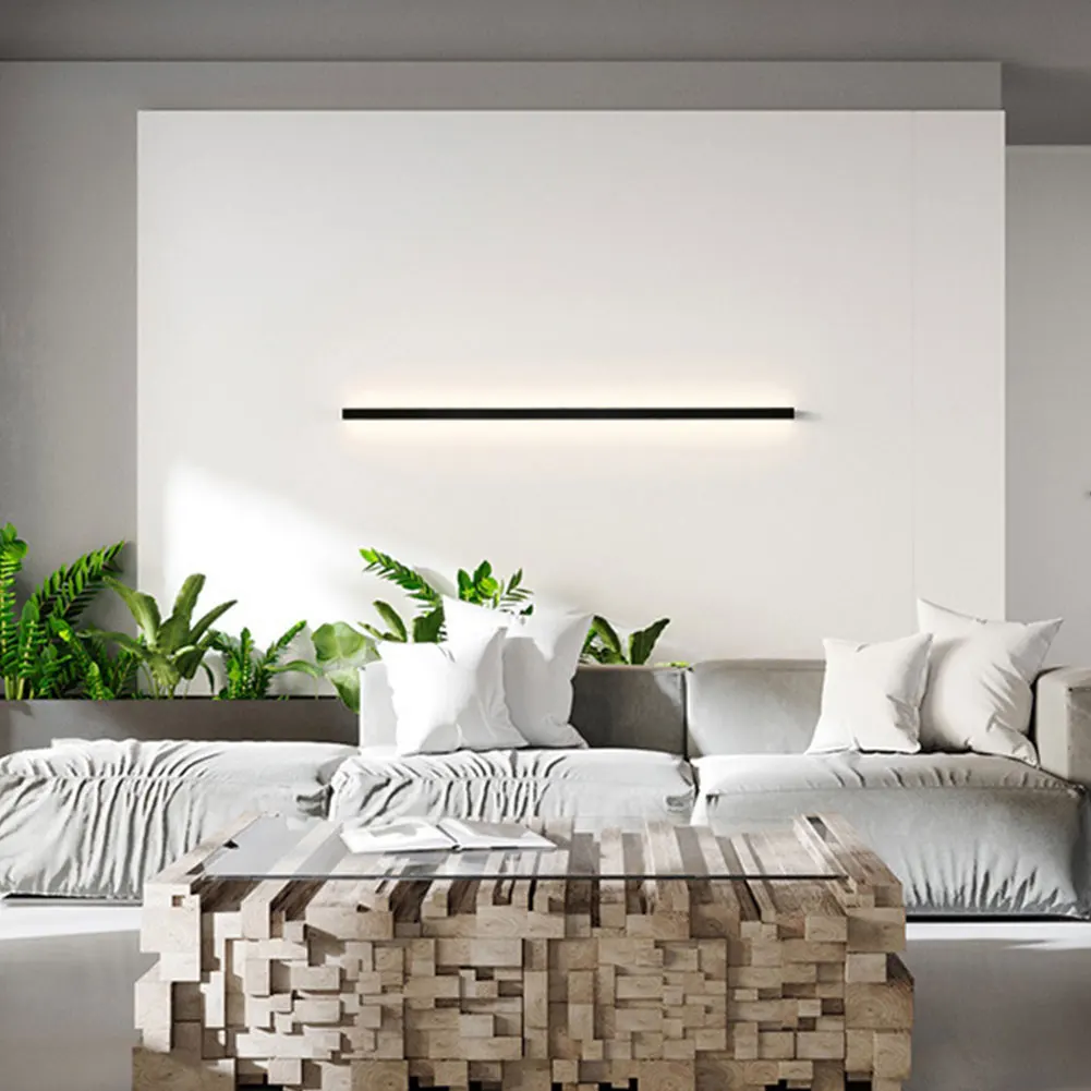 

Sconce Exterior Modern LED Lamp LED Wall Light 3000K Simple Line Strip Wall Light Waterproof Wall Sconce for Indoor Bedroom