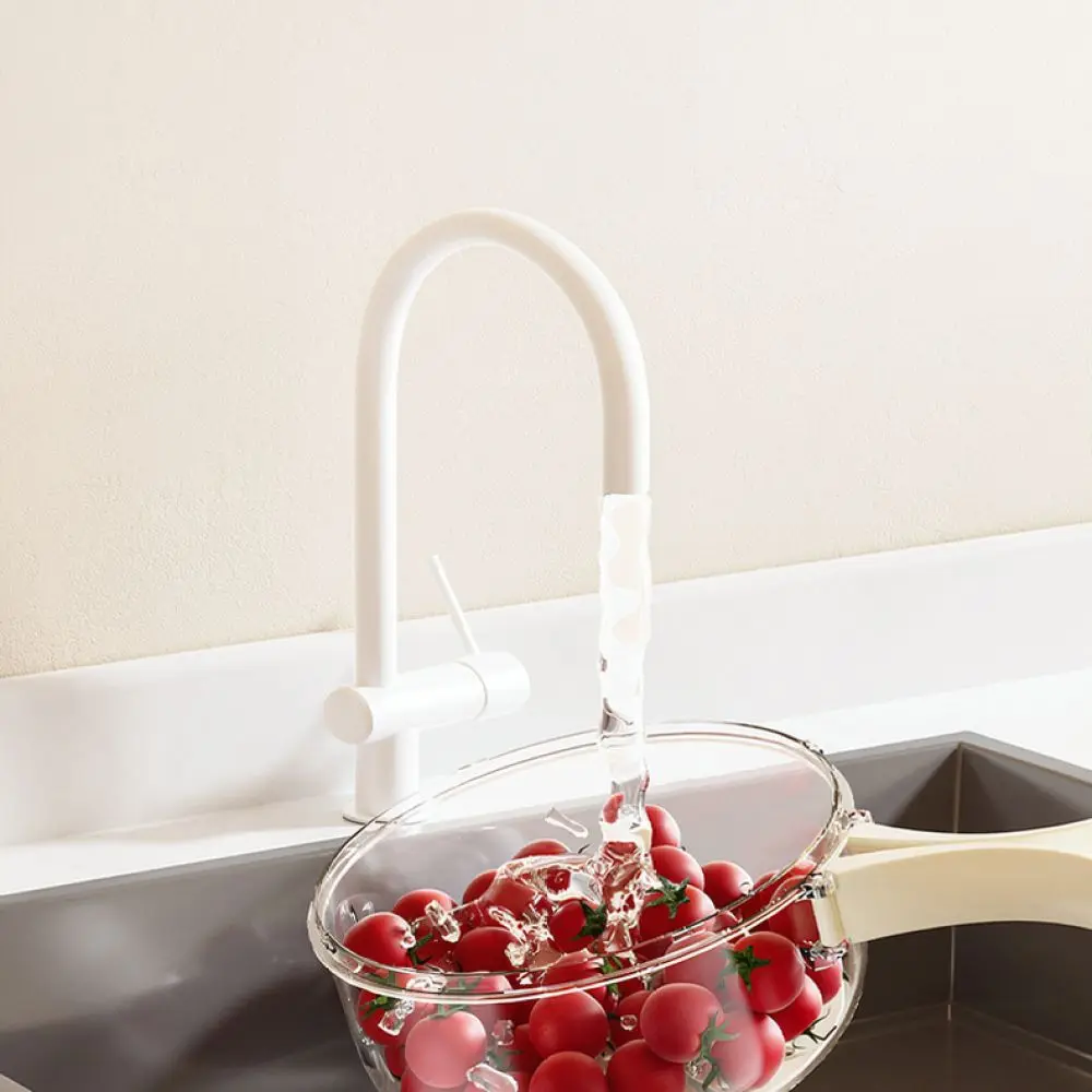 Food Grade Pet Drain Tray Kitchen Organizer With Lid Vegetable Fruit Washing Bowl Fridge Storage Bin Durable