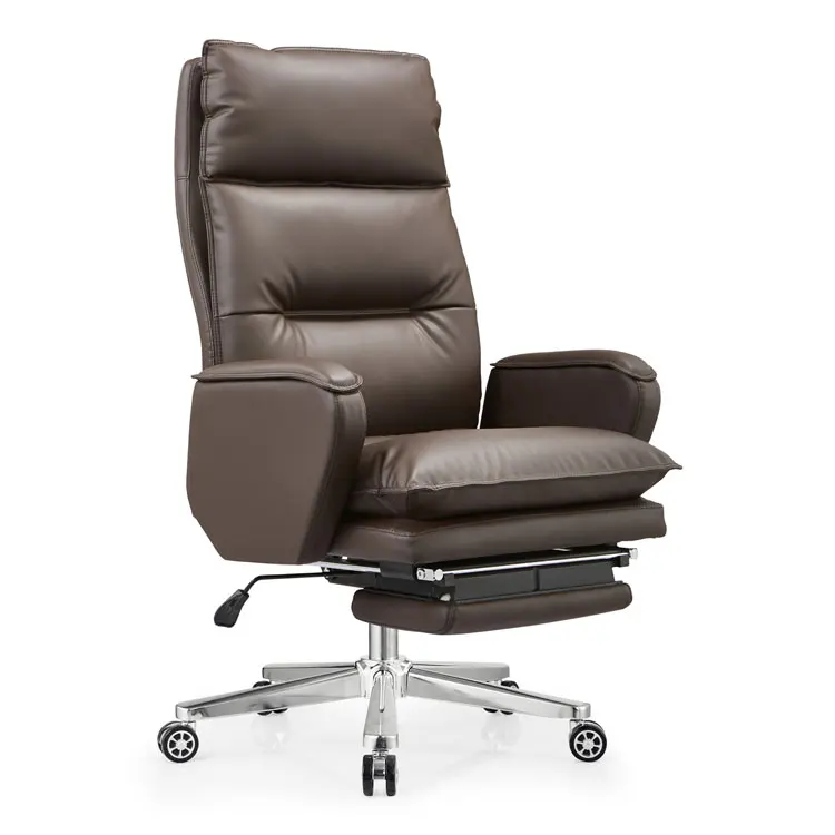 

Hot Selling High Quality Commercial Furniture CEO Ergonomic Black Leather Office Chair Leather Executive For Office