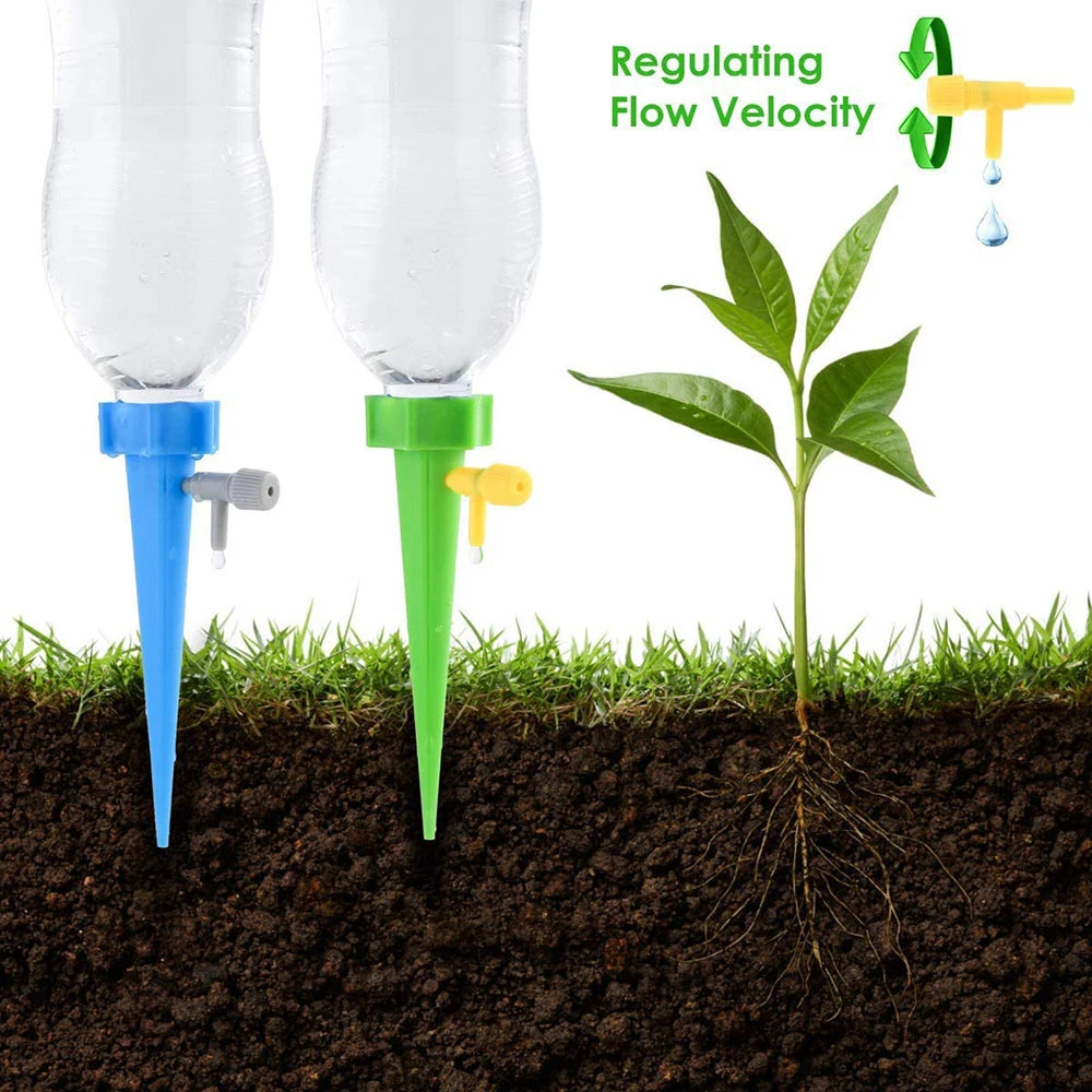 Imagem -03 - Plant Auto Drip Irrigação Sistema de Rega Dripper Spike Kits Jardim Household Plant Flower Automatic Waterer Tools 36 Pcs