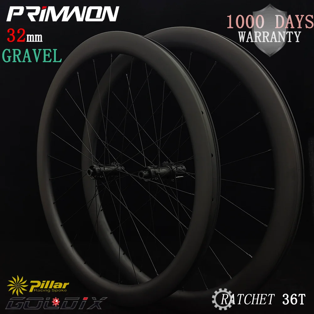 

32mm Width Gravel Carbon Wheels R240SL Goldix Ratchet 36T Hub Hook hookless Clincher Symmetric Bike Wheelset Bicycle Rims