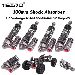 YSIDO 100mm Shock Absorber Bearing Full Metal Upgrade Suitable for 1/10 Crawler-type RC Axial SCX10 Tamiya CC01 Rock Crawler Car