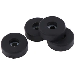 4Pcs 30x10mm Plastic Bumpers Embedded Washer Feet Pad Instrument Holder