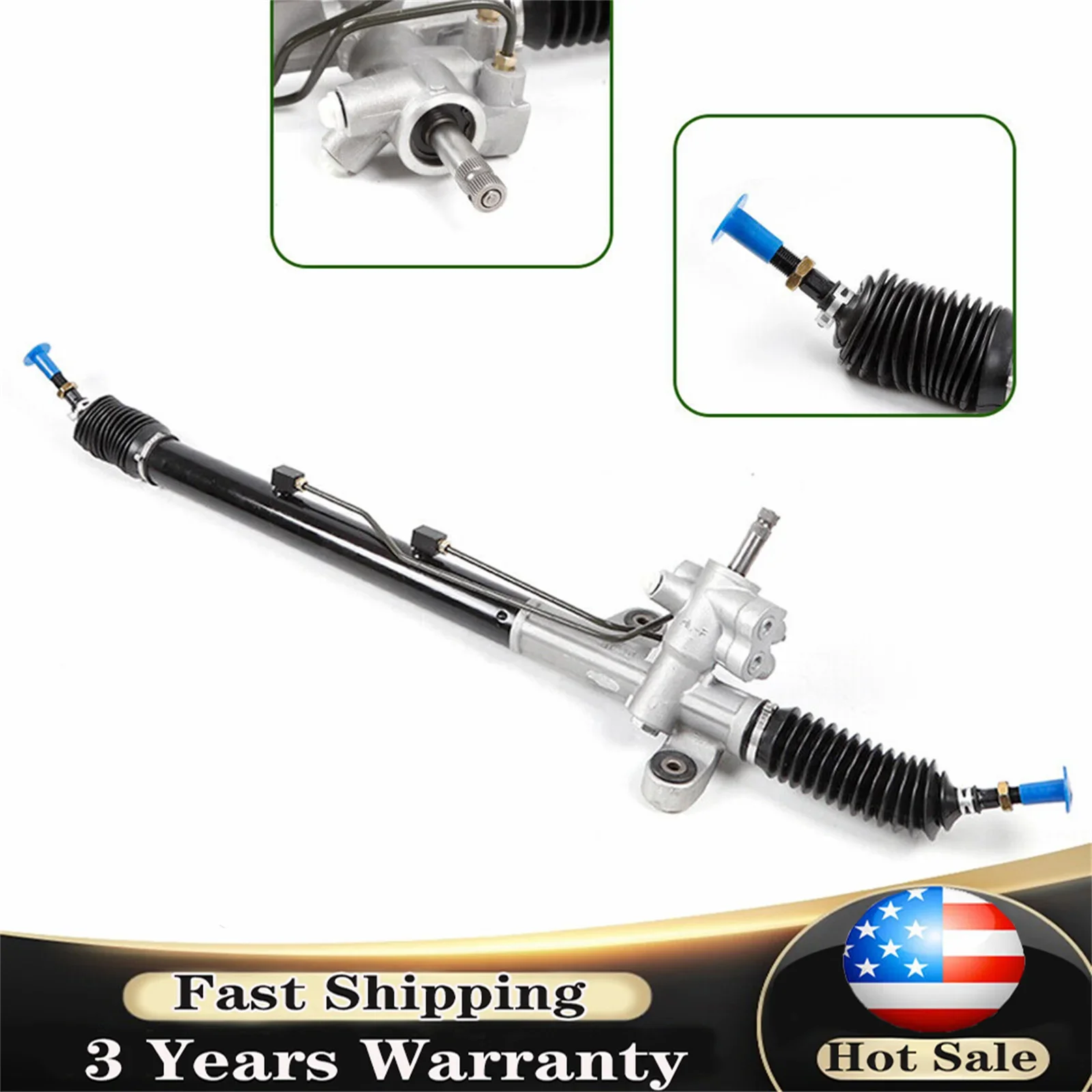 Complete Power Steering Rack and Pinion Assembly FOR 2003-2007 HONDA ACCORD CM4 CM5 2.4/2.0 # 26-2703  53601-SDA-A04