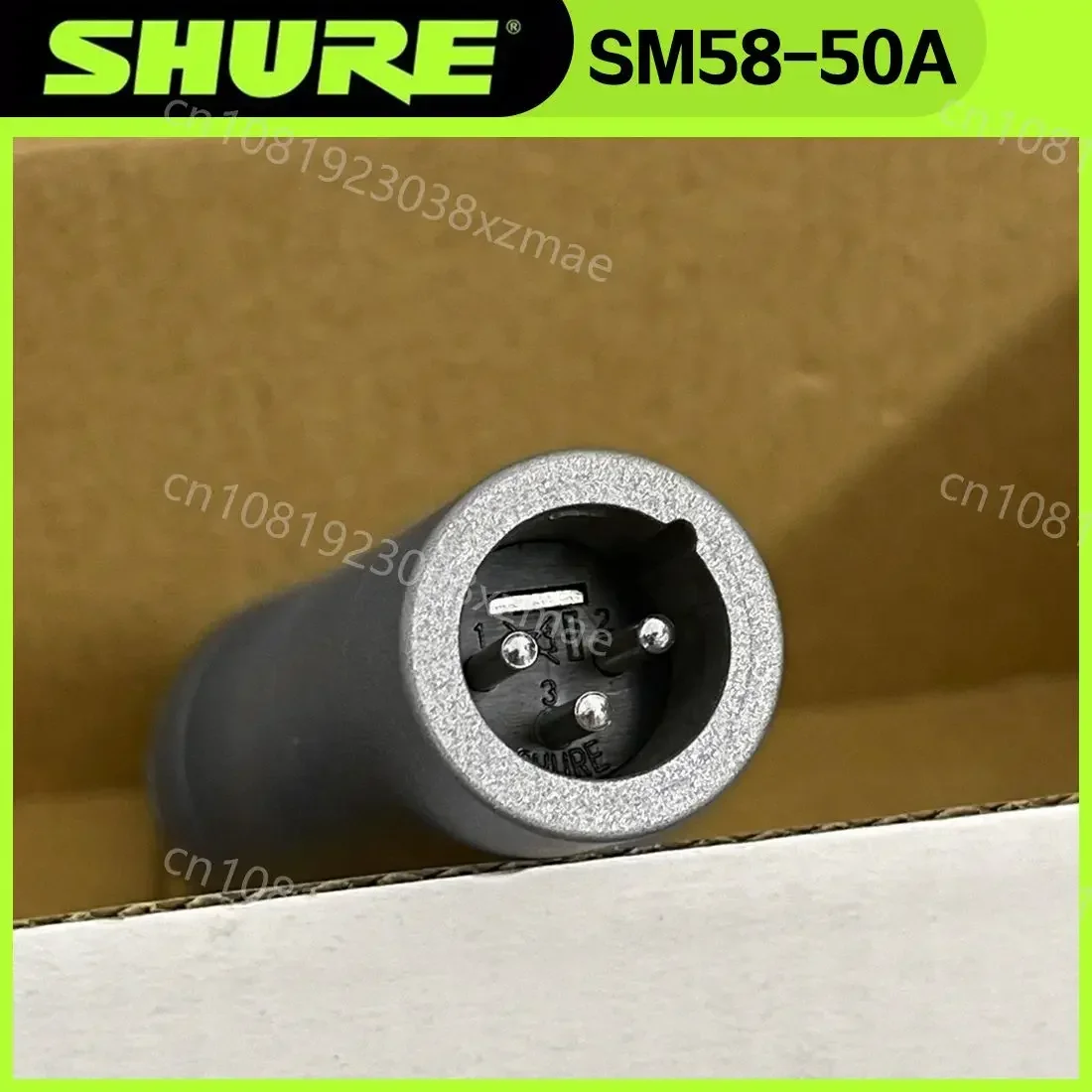 3PCS SHURE SM58-50A Microfono cardioide Canto da palco Microfono professionale cablato Shure Karaoke BBOX Registrazione Microfono vocale