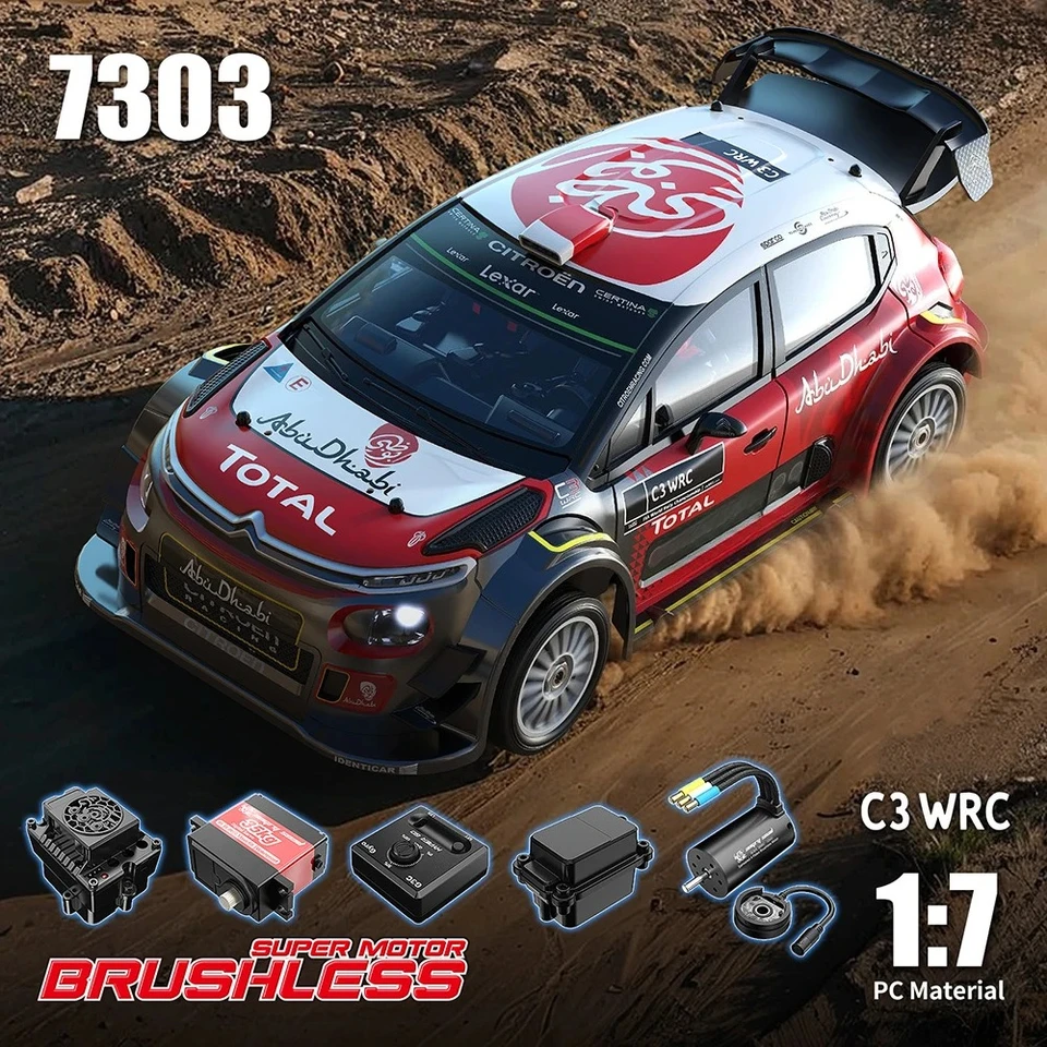 MJX Hyper Go 7303 1/7 4WD ブラシレスラリーRCドリフトカー ラジコン