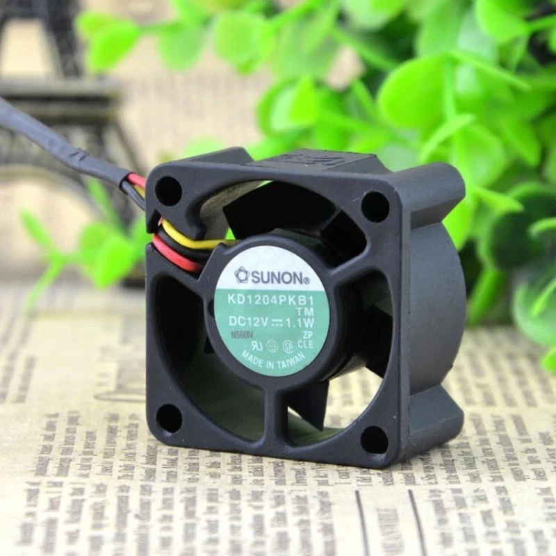 D For SUNON 4020 KD1204PKB1 DC12V 1.1W 4CM 3-wire Cooling Fan