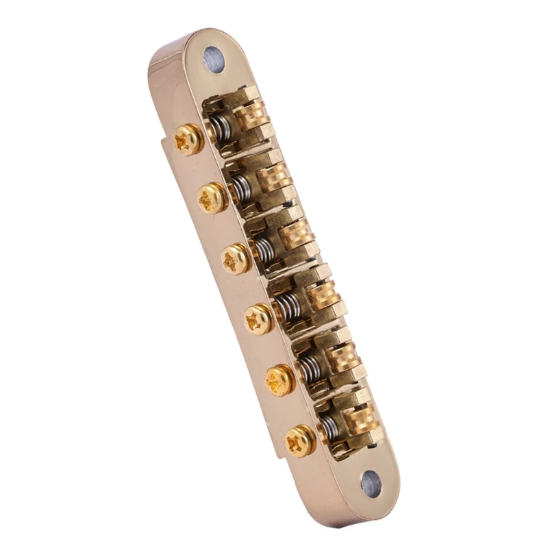 F1FD Alloy Tune O-Matic Bridges com post hole 6,3 mm definido para guitarra elétrica 6 cordas