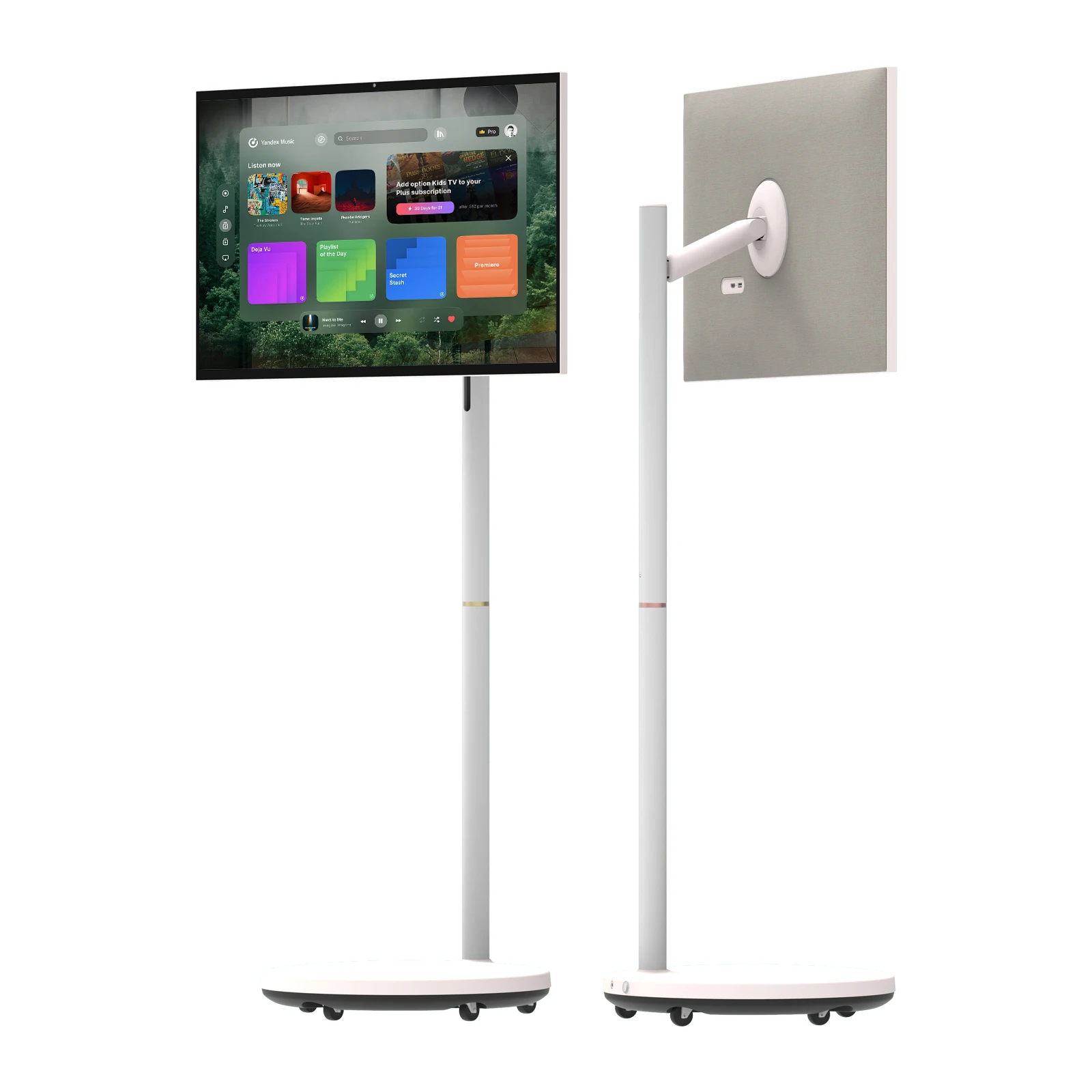 Smart TV Portable Android 12 LED White FHD