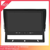 Quad Split 10.1 inch Display Dvr System Wireless WIFI Camera Kit Vehicle Security Blind Zone System