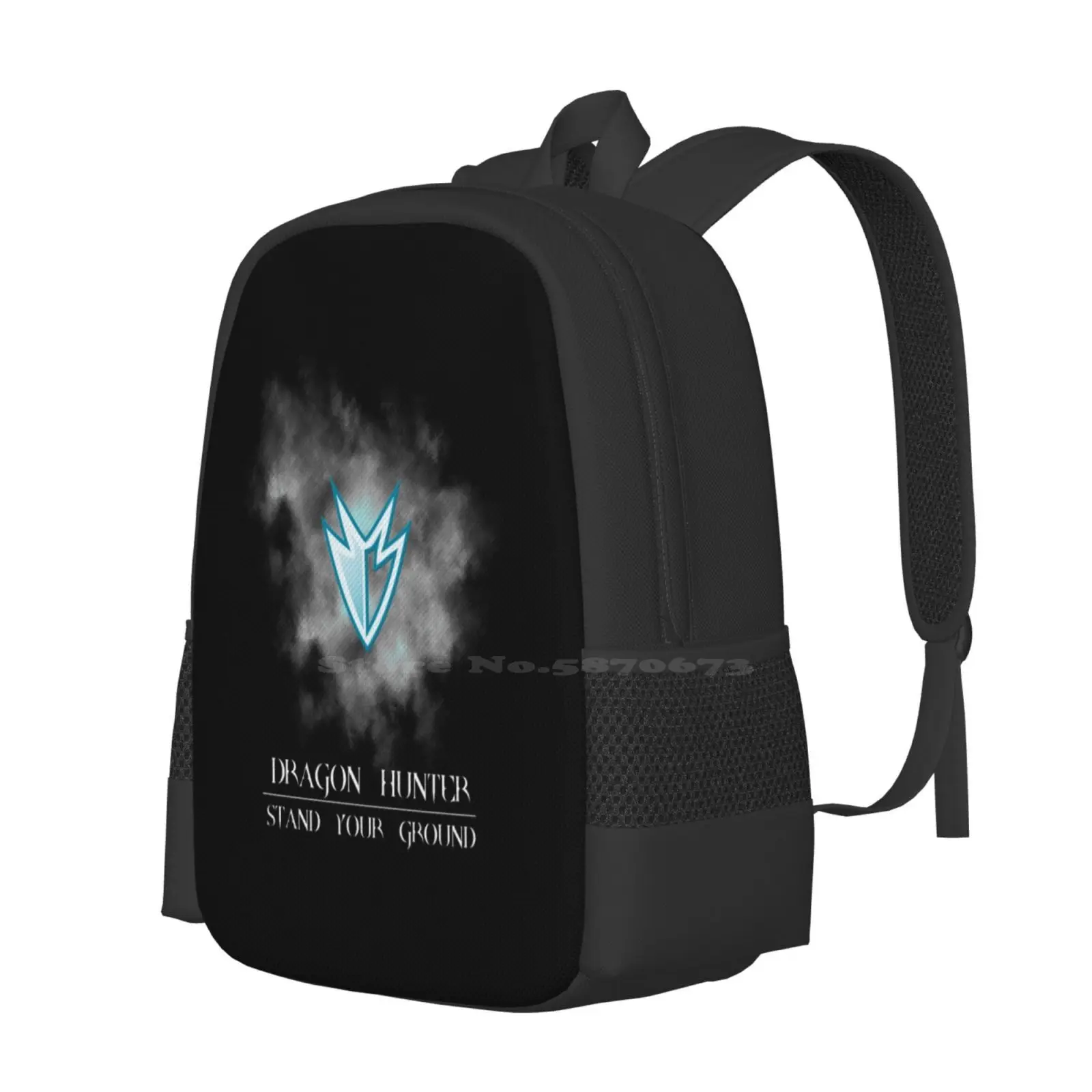 Guild Wars 2 - Dragon Hunter (Cazadragones) Hot Sale Schoolbag Backpack Fashion Bags Gw2 Guild Wars2 Fan Art Rol Commander Tag