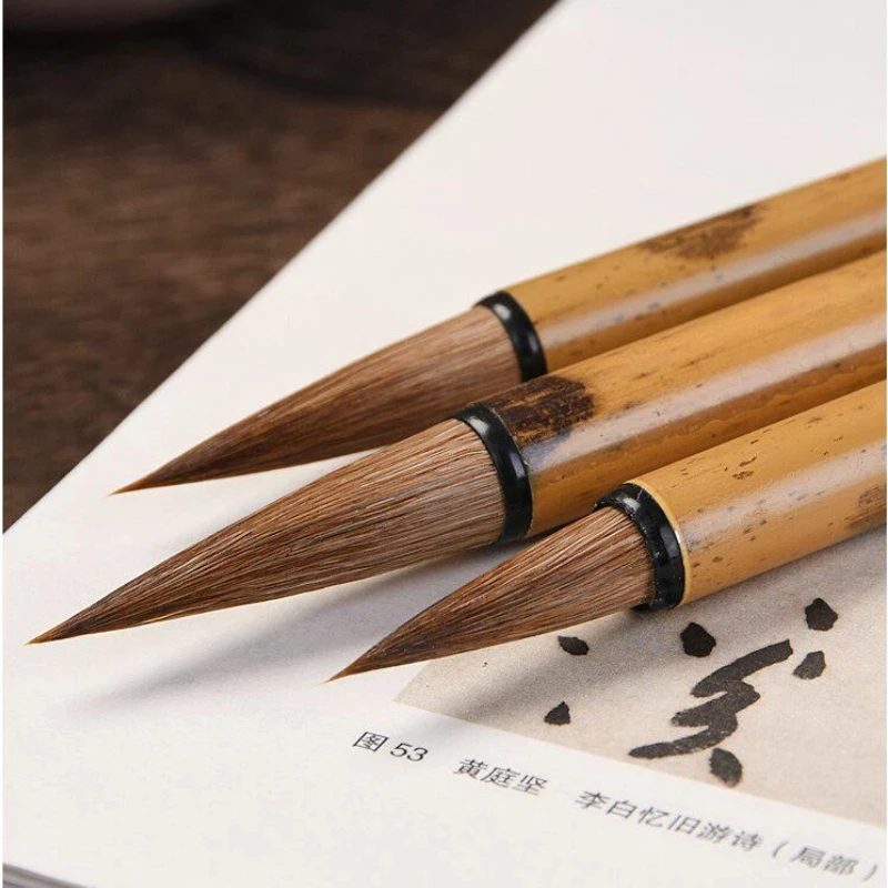 Professional Regular Script Calligraphy Brush Seal Script Running Script Writing Brush Chinese Painting Art Brush for Beginners